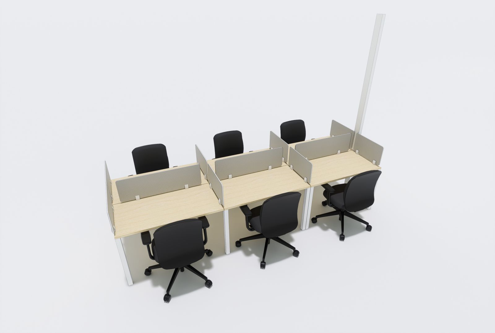 Image of Open Desking (Screen Panel)